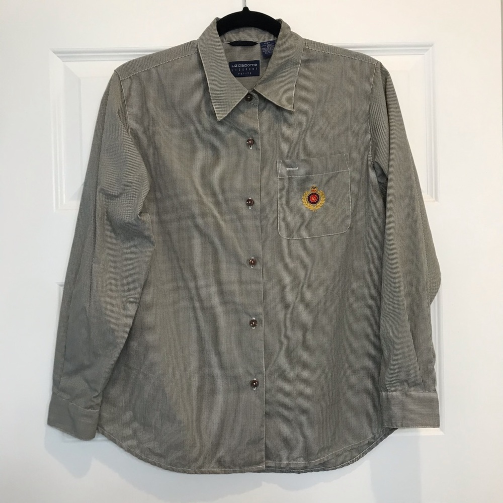 Liz Claiborne small button up top